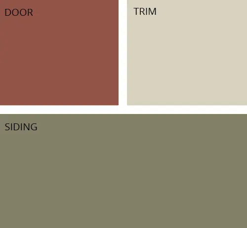 exterior paint color combination