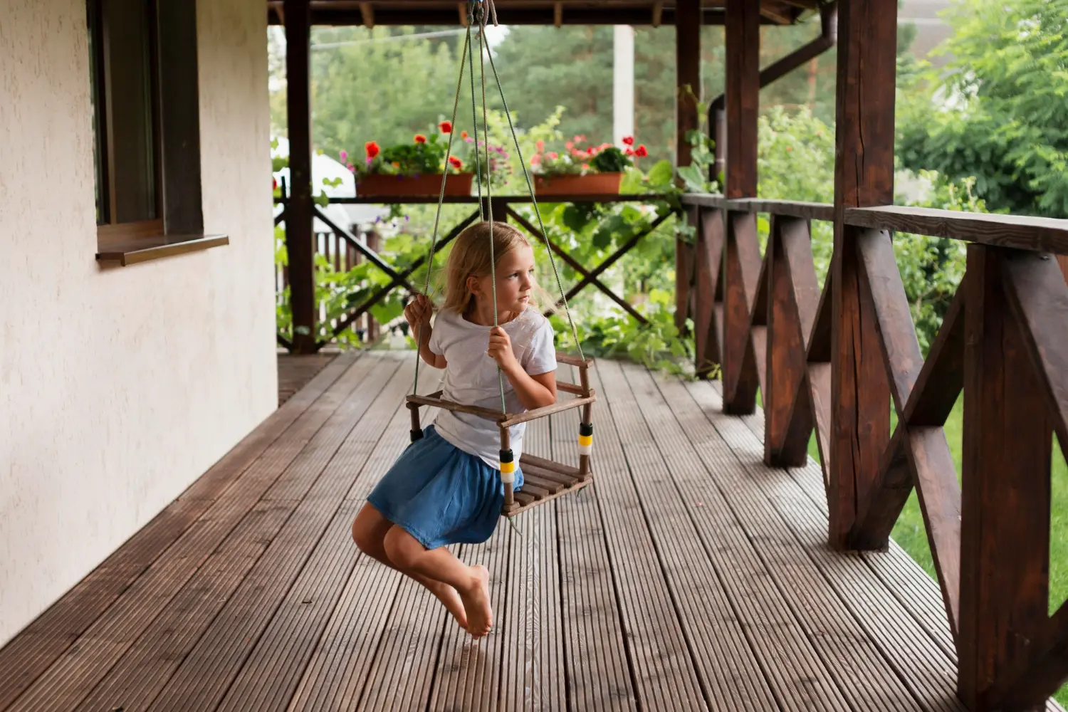 wood deck