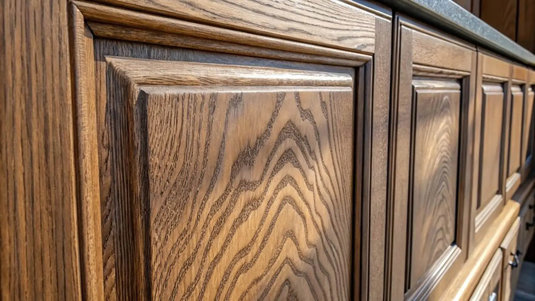 Wood kitchen cabinets showing signs your cabinets are good candidates for refinishing