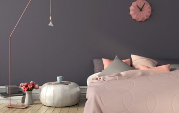 Inspiration: Elegant Bedroom in Grey