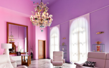 Inspiration: Dreamy Living Room in Lavender Color