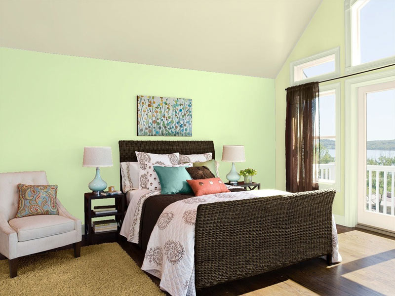 Light Green Bedroom Color Hommcps