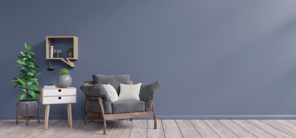 Blue Wall Painting