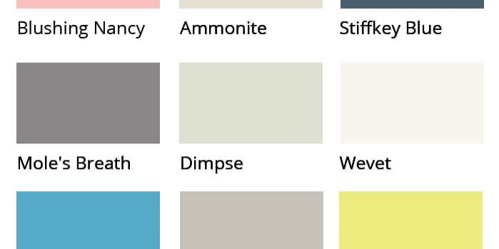 Farrow and Ball new paint colors