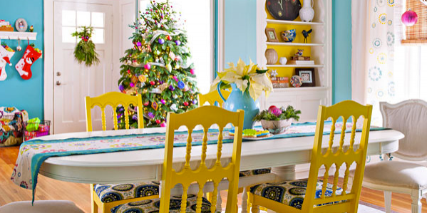 dining room holiday decor