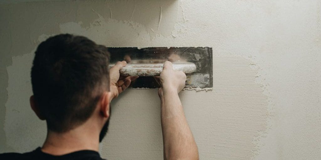 plastering wall plastering wall