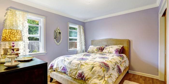 lavender bedroom